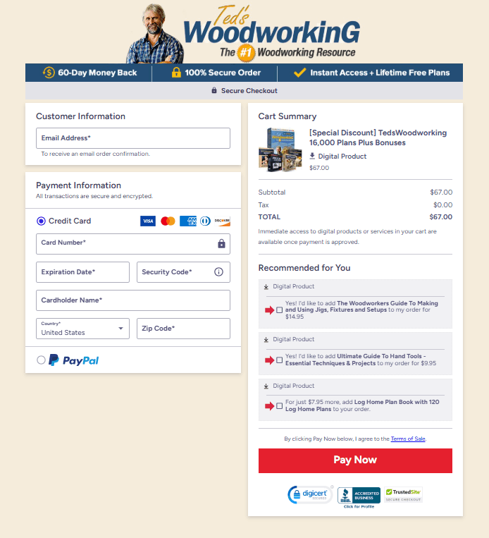 Teds Woodworking _Program_Order_Page